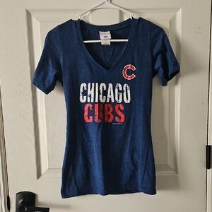 Genuine Merchandise Blue Chicago Cubs Women's Jersey Top